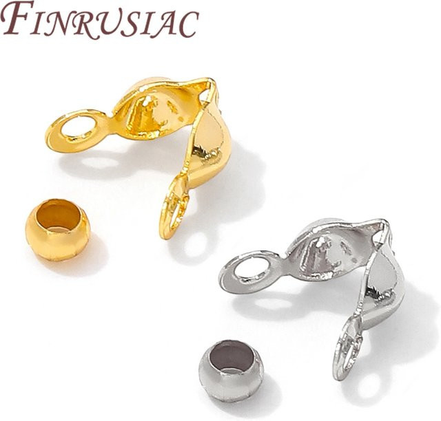 FINRUSIAC Stecker Verschlüsse, 18K Gold überzogen, Unisex - Bild 1