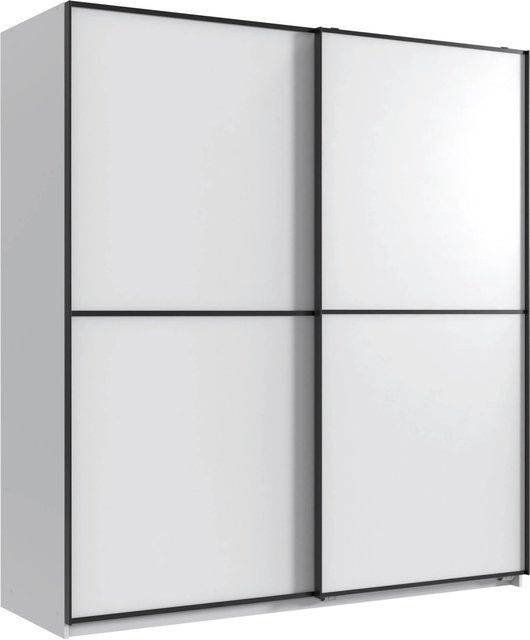 Mömax Schwebetürenschrank Ulm Weiß modern B/T/H: 135 x 65 x 198 cm - Bild 1