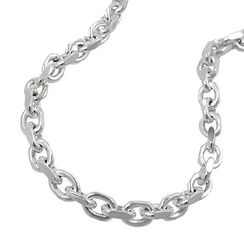 SIGO Ankerkette 925, diamantiert, 50 cm, Unisex - Bild 1