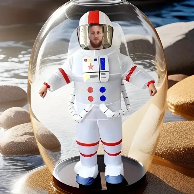 Hangchen Family Astronauten-Kostüm, Weltraum, Weiß - Bild 1