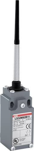 ABB Positionsschalter LS33M92B11 mit Kuppenstößel, 10A, IP66, Grau - Bild 1