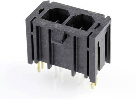 Molex Einbau-Stiftleiste Standard Schwarz mit 2 Polstellen und 7,50 mm Rastermaß - Bild 1