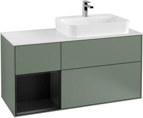 V&B Waschtischunterschrank Finion in Lackoptik, Breite: 120 cm, Tiefe: 50,1 cm, Höhe: 50,1 cm - Bild 1