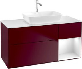 V&B Waschtischunterschrank Finion in Weiß lackiert, Breite: 120 cm, Tiefe: 50,1 cm, Höhe: 50,1 cm - Bild 1