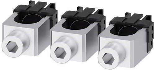 Siemens Rundleiteranschlussklemme 3VA9233-0JD12 in Silber - Bild 1
