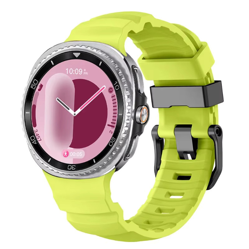 Samsung Silikonarmband, Weiß, für Samsung Galaxy Watch 8 Classic - Bild 2