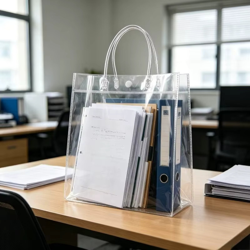Transparente PVC Geschenktüten und Reise-Aufbewahrungstaschen, wasserdicht und wiederverwendbar, Set aus 5 oder 10 Stück - Bild 2