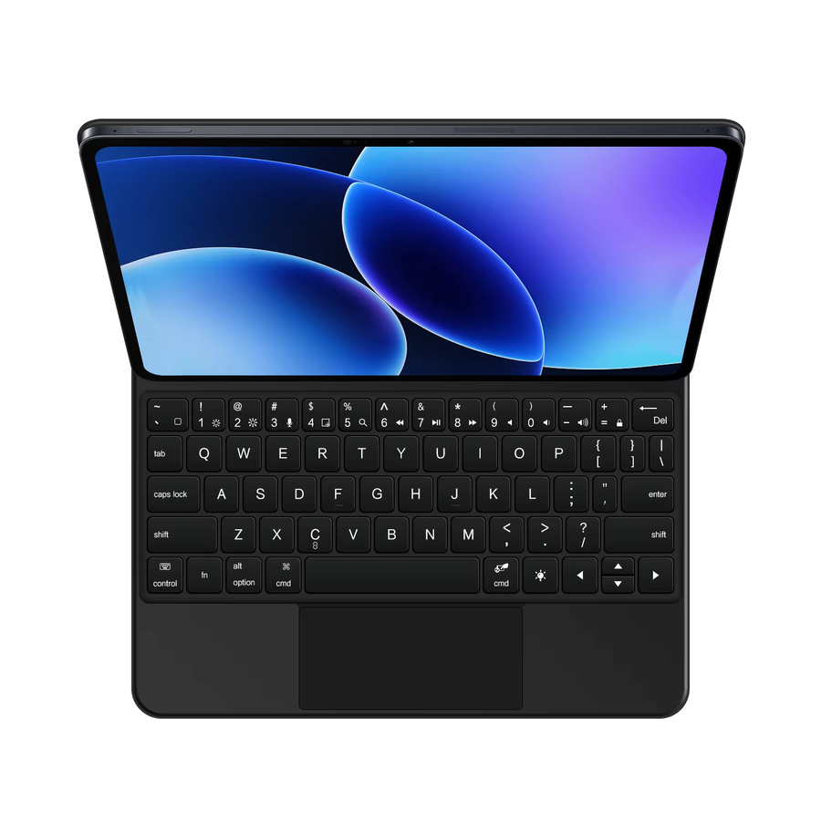 Beleuchtete Smart Keyboard Hülle für Xiaomi Pad 8 und Pad 7 Pro, 11,2 Zoll, Schwarz - Bild 2