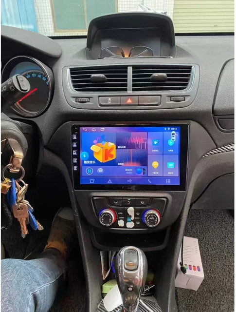 9 Zoll Android Autoradio mit 4G+64G und WLAN für Buick Encore sowie Opel und Vauxhall Mokka 2013-2018 in Schwarz - Bild 1