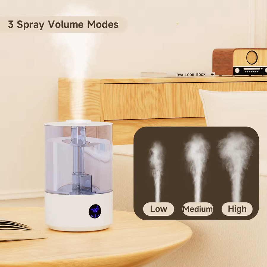 Areyourshop Aroma Diffuser Luftbefeuchter mit 7,8 l Kapazität, weiß, von oben befüllbar mit Diffusor für ätherische Öle - Bild 2