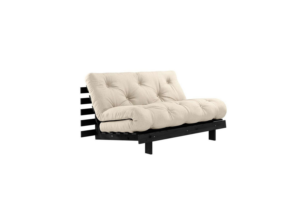 Karup Design Daybett Roots Schlafsofa aus FSC-Massivholz inklusive Futonmatratze, Breite: 140 cm oder 160 cm - Bild 1