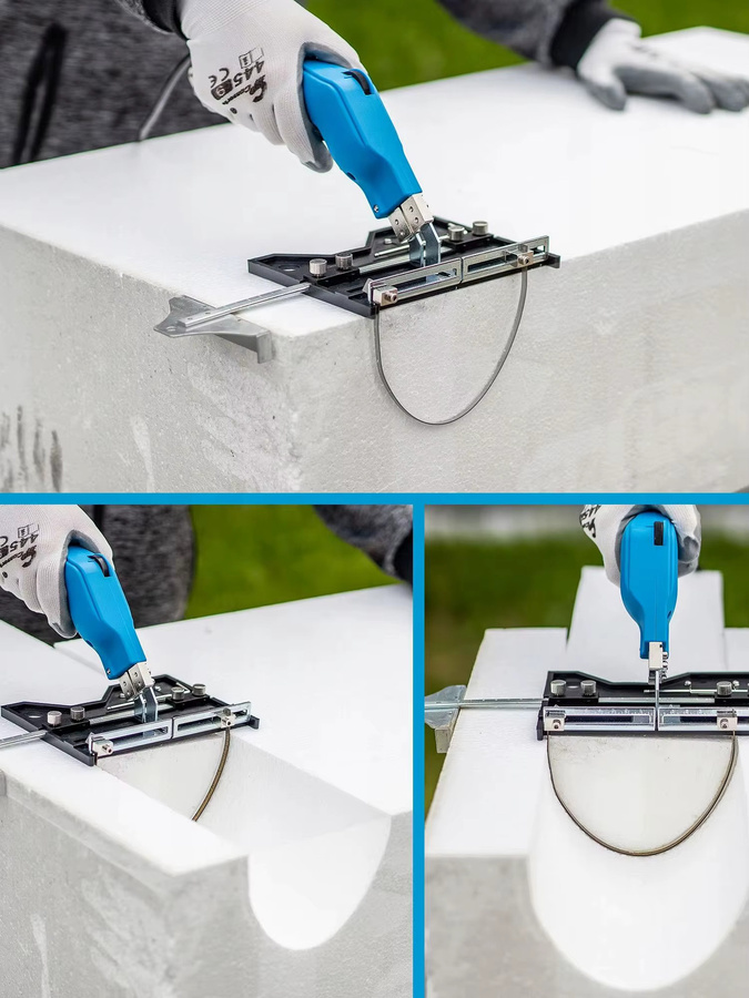 KS EAGLE Elektrische Heißschneideklinge für Polystyrol, Styropor, Stoff und Seil aus Metall - Bild 2