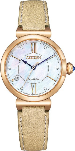 Citizen Armbanduhr, Solar, Edelstahl, Leder, 30 mm, Damen - Bild 1