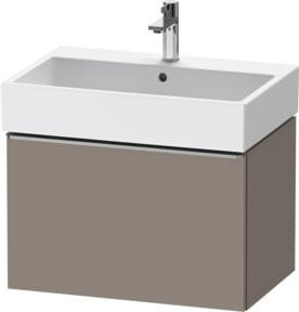 Duravit Waschtischunterschrank D-Neo beige matt wandhängend B: 68,4 cm, T: 44,2 cm - Bild 1