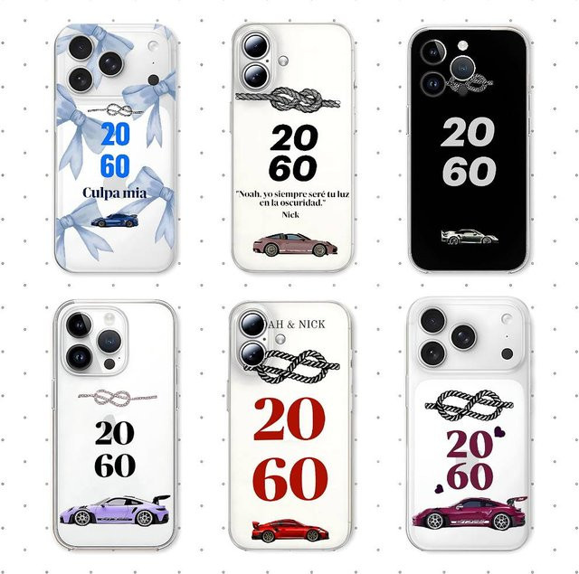 C-Culpa Mia Handyhülle Transparent Stoßfeste Schutzhülle für iPhone 11 bis iPhone 17 Pro Max - Bild 1