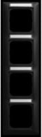 Busch-Jaeger Abdeckrahmen 4-fach NSK-915 in Schwarz - Bild 1