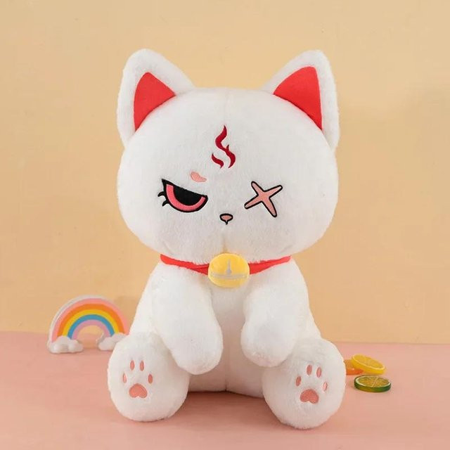 Yiran toy Dunkle Piratenkatze Plüschtier, 30cm - Bild 1