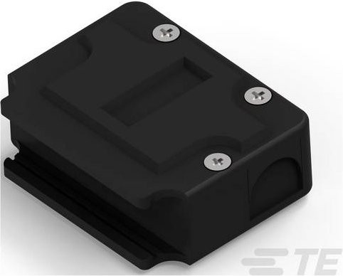 TE Connectivity 207476-1 D-SUB Gehäuse aus Polypropylen in Schwarz - Bild 1