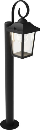 Philips Outdoor-Sockelleuchte Buzzard aus Aluminium in Schwarz, H x B x T: 75 x 22,5 x 13 cm