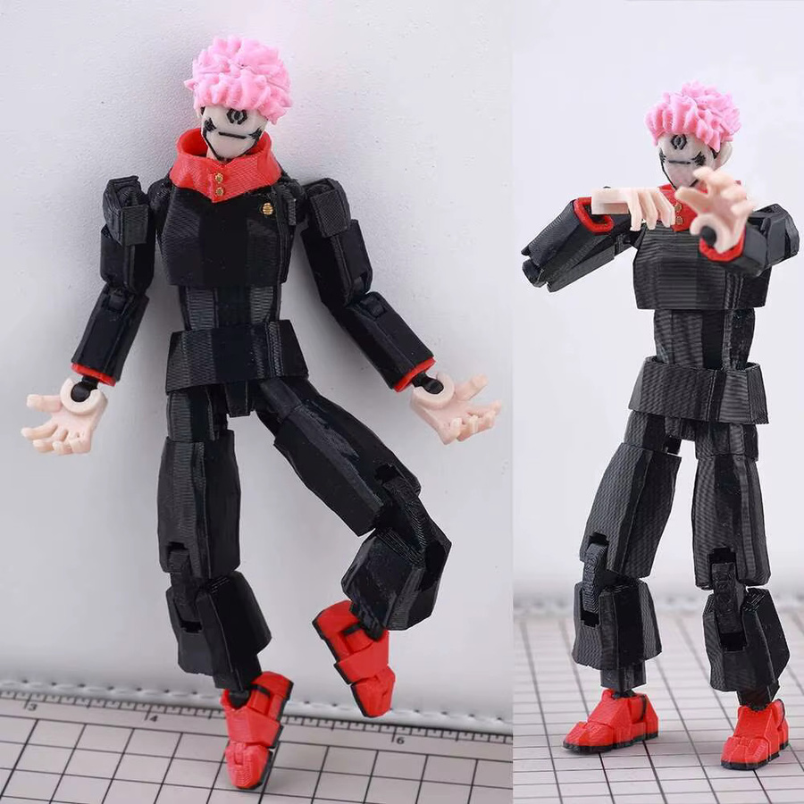 Bandai Jujutsu Kaisen Ryomen Sukuna, Action Figuren, Multi-Gelenk Modell - Bild 3