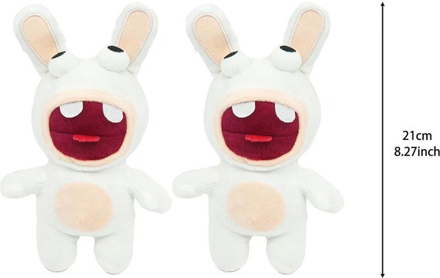 Treasuringu Verrücktes Kaninchen, Stoffpuppe, Plüschtiere, 21cm - Bild 1