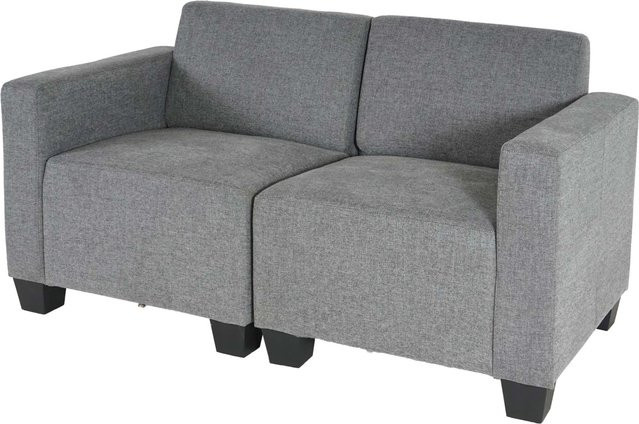 MCW Moncalieri Modular 2-Sitzer Sofa in Grau mit Stoffbezug - Bild 2