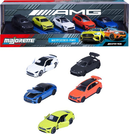 Majorette Mercedes-AMG 5-teiliges Set Spielzeugauto Modell PKW