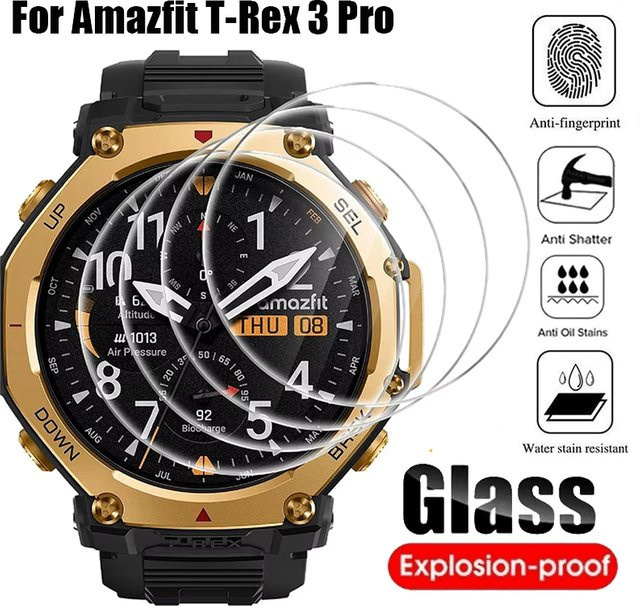 Displayschutzfolie Amazfit T-Rex 3, Silikon, transparent - Bild 1