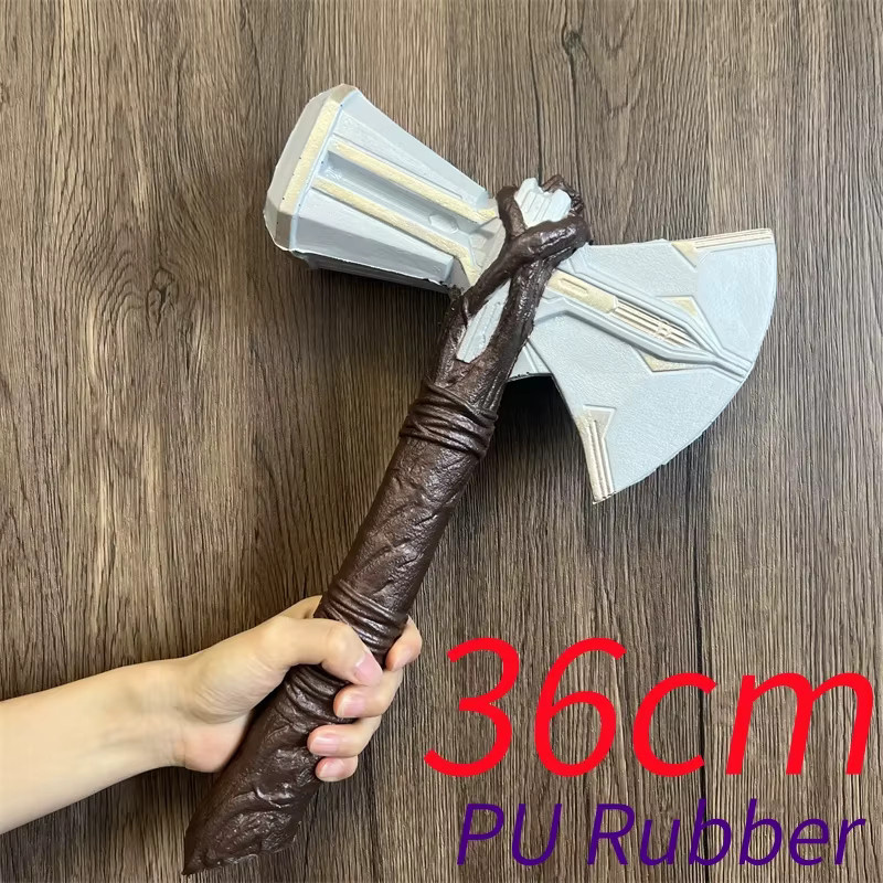 LeiNingYuan Marvel AX Hammer Donner Axt, Rollenspiel, Gummi, 1:1 - Bild 2