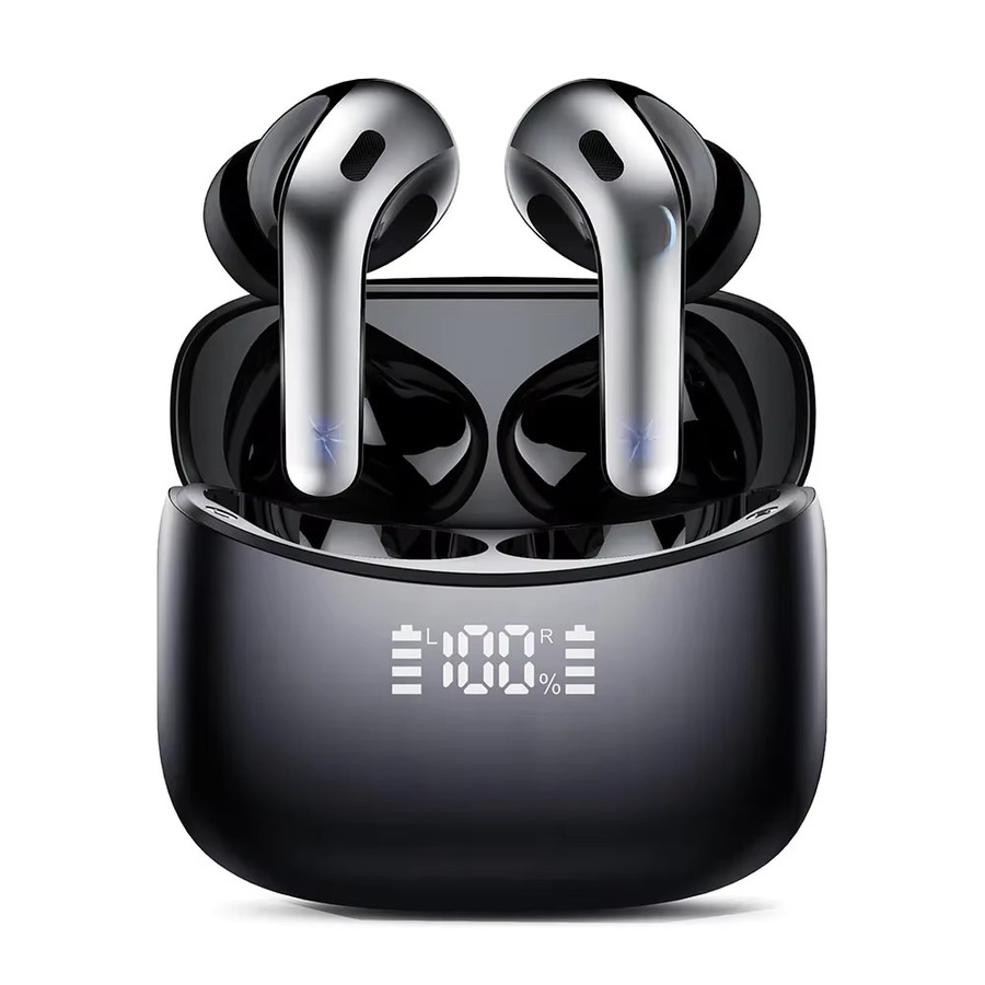Arikasen Kabellose Bluetooth In-Ear Ohrhörer in Schwarz mit 52 Stunden Spielzeit, IPX7 Wasserdichtigkeit, 4 Mikrofonen und Geräuschunterdrückung inklusive LED-Anzeige und Ladeetui - Bild 6