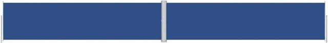 Furnicato Ausziehbare Seitenmarkise Blau aus Polyester, B: 1200 cm, H: 160 cm - Bild 1