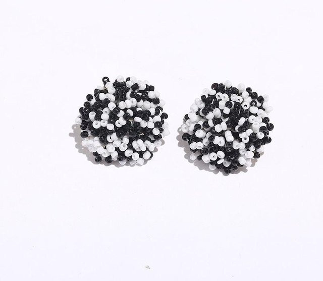 Ohrstecker Perle, Schwarz, Zinklegierung, Damen - Bild 1