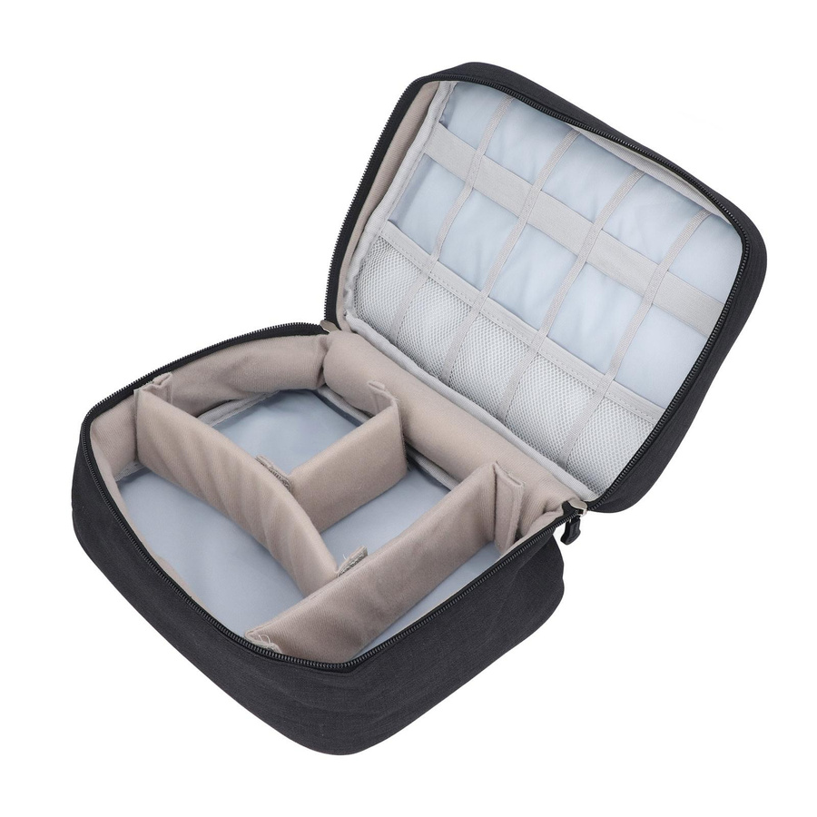 Multifunktionale mfySpace Kaffeemaschinen-Tasche in Schwarz mit Mesh-Einsatz für Reisen und den Außenbereich - Bild 3