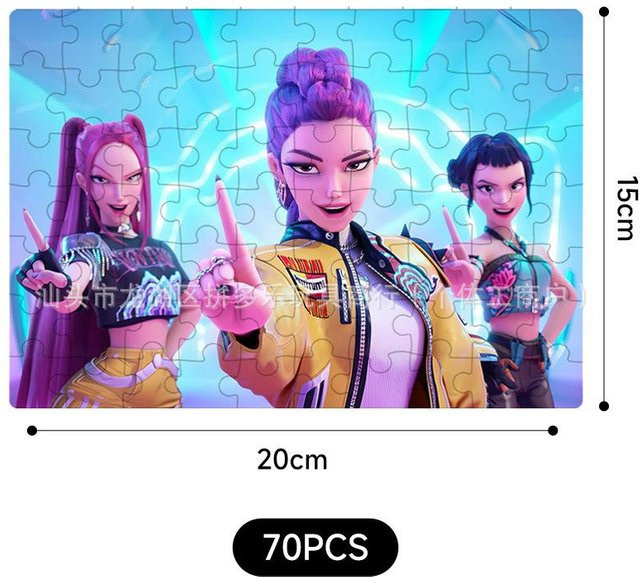 Yiran toy 1 KPop Dämonenjäger Puzzle Figur Anime 6-12 Jahre - Bild 1