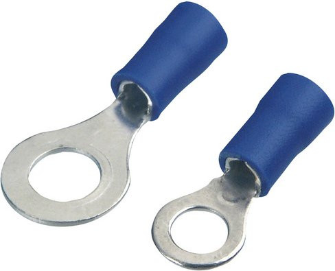 REV-Ritter Ringkabelschuh-Set aus Metall und Kunststoff, 24 Stück, Blau - Bild 1