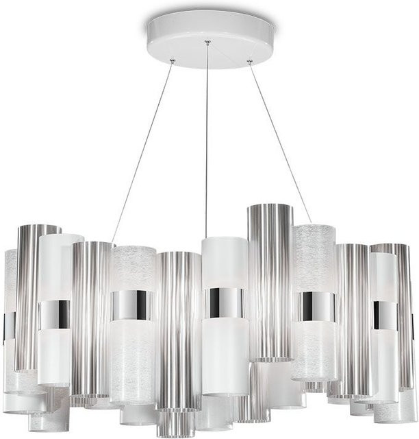 Slamp La Lollo L LED-Pendelleuchte in Weiß mit integriertem LED-Leuchtmittel (2700K) - Bild 1