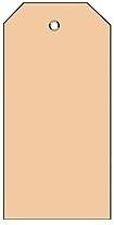 HERMA Cardboard Tags in Braun, 60 x 35 mm, 1000 Stück - Bild 1