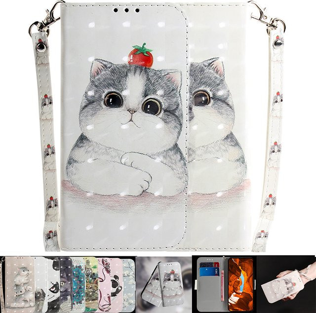JESSLEI Stand Flip Wallet Case Leder Schutzhülle für iPhone 13 14 15 16 17 Pro Max Plus 16e 17 Air in Weiß - Bild 1