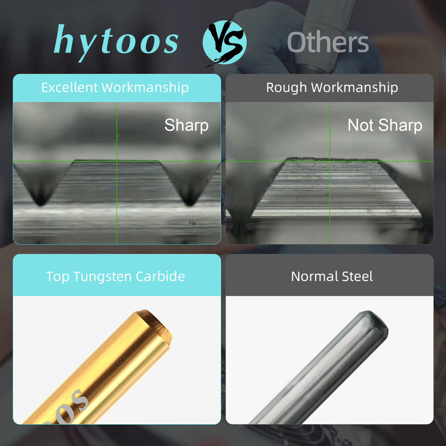 HYTOOS Titan Konische Nagel Bohrer Bits, Hartmetall, Gel Entfernung - Bild 2