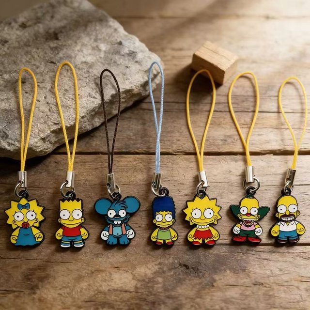 The Simpsons Schlüsselanhänger-Set, Bunt, Damen - Bild 1