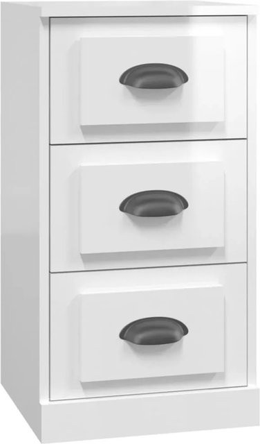 vidaXL Sideboard Hochglanz-Weiß Wandmontage B/T/H: 36 x 35,5 x 67,5 cm - Bild 1