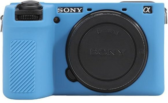 Silikonhülle für Sony A6700 Kamera in Himmelblau mit Anti-Fall-Funktion - Bild 1