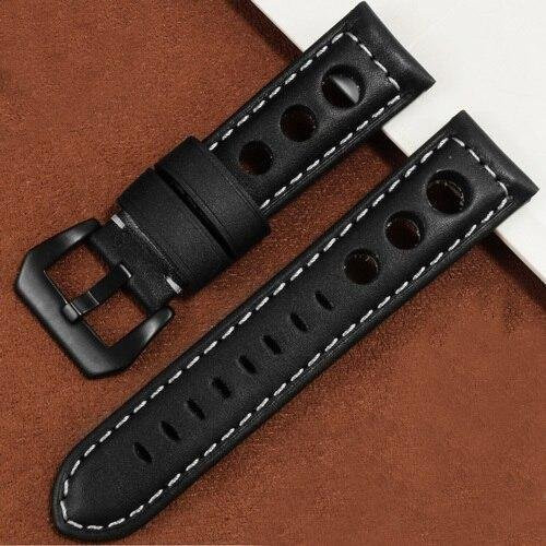 Armband Leder, Schwarz, Unisex - Bild 1