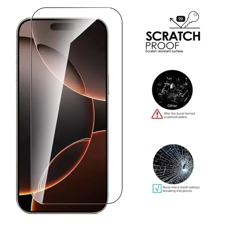 Arvin 3er-Set Gehärtetes Glas Display Schutzfolie für iPhone 16 15 14 13 12 11 Pro Max Plus Mini XR X XS in Transparent - Bild 4
