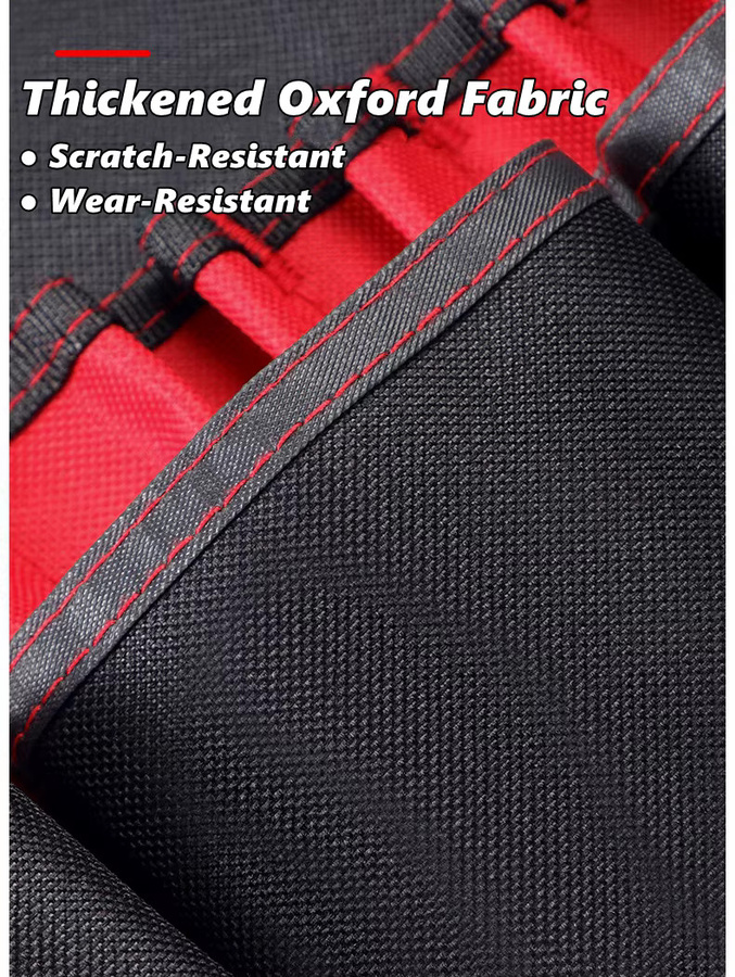 NIUXIANG Gartentasche in Schwarz als Organizer-Tasche für Gartengeräte und Werkzeug mit mehreren Fächern - Bild 5