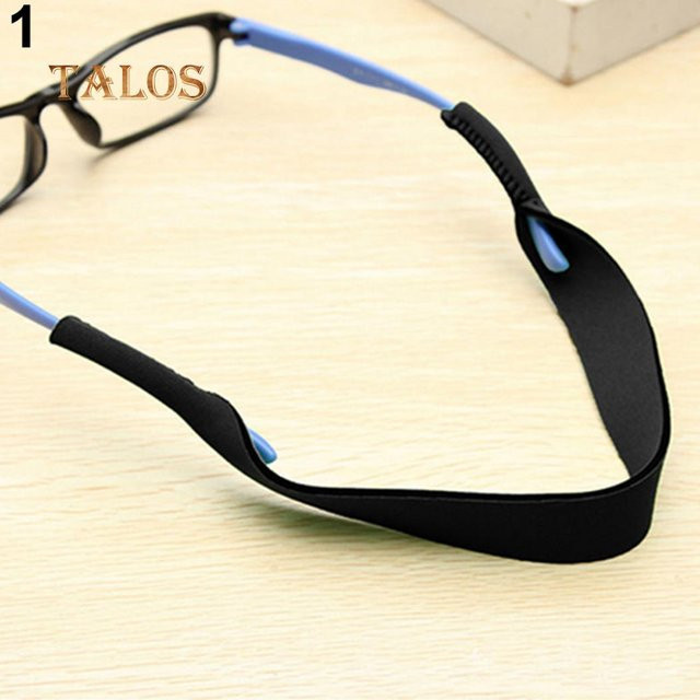 Sport-Silikon-Anti-Rutsch-Brillenband, schwarz - Bild 1