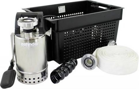 Zehnder Pumpen 16916 E-ZW 65A Schmutzwasser-Tauchpumpe aus Edelstahl in Silber mit 9500 l/h und 14m Förderhöhe - Bild 1