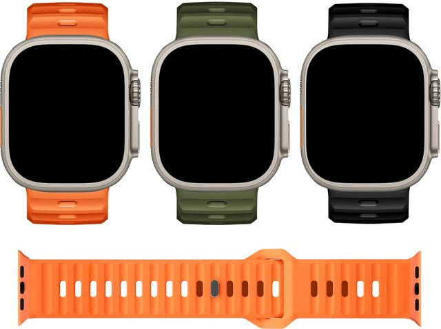 samusak Uhrenarmband Silikon, Unisex - Bild 1