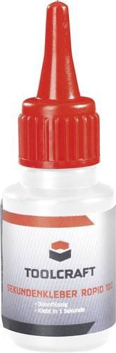 TOOLCRAFT ROPID 100 Sekundenkleber 886512, transparent, 20 g - Bild 1