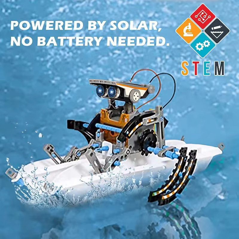 MYGVN 13-in-1 Solarroboter-Set, STEM, DIY-Montagespielzeug - Bild 3